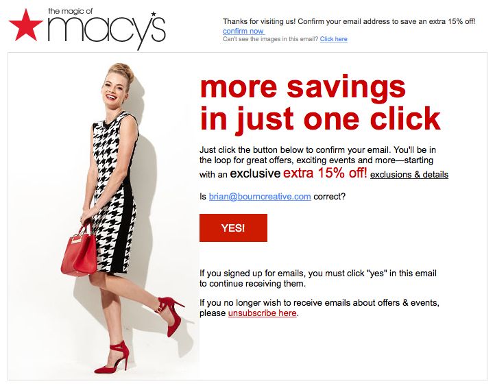 transactional email example_double opt in_macys