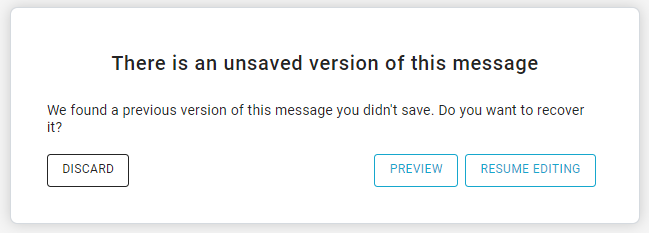autosave mailup