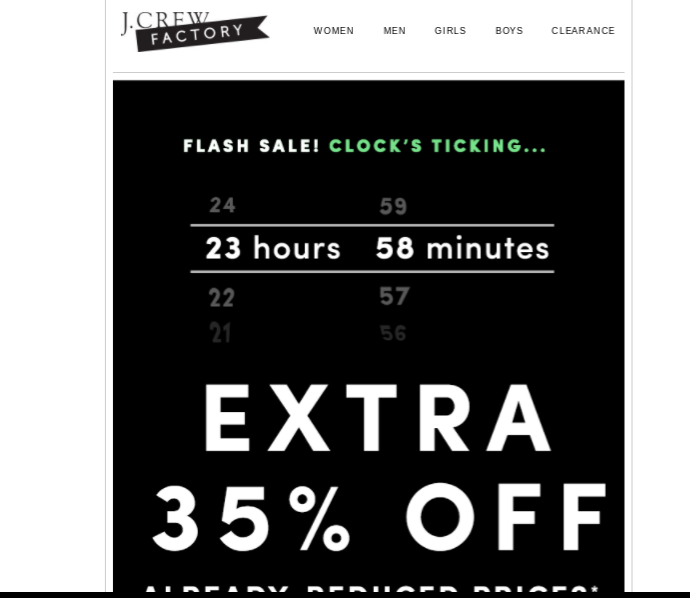 Flash Sale J Crew