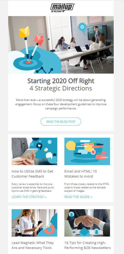 newsletter mailup english